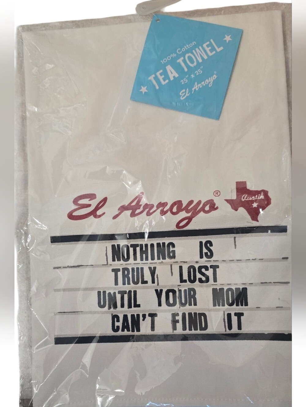 NIP El Arroyo "Truly Lost" Tea Towel